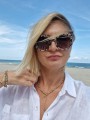 Zestaw biżuterii Dzika Panterka - naszyjnik i bransoletka z jaspisów dalmatyńskich i złota